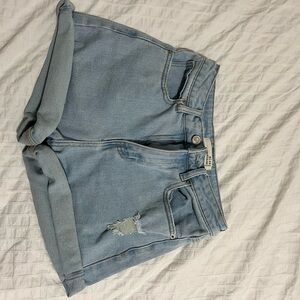 Madewell Light Blue Jean Shorts